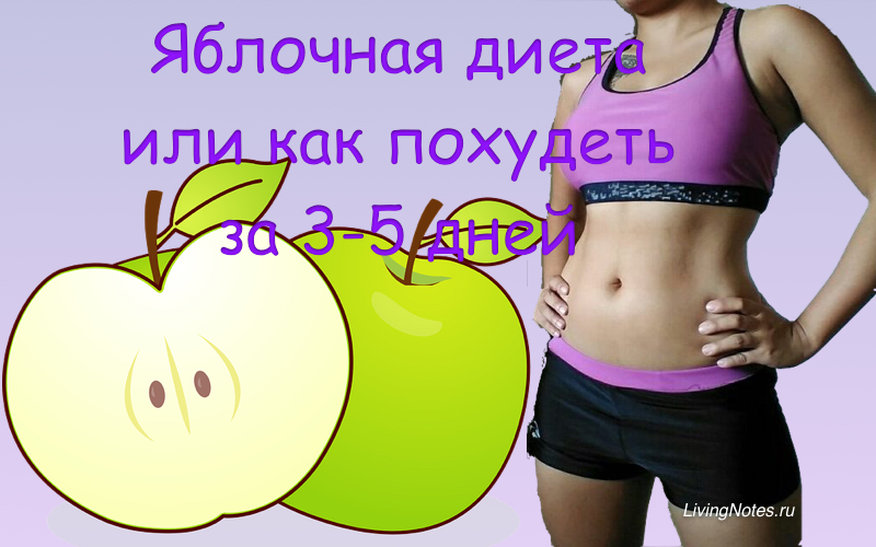 Яблочная диета | Меню на неделю