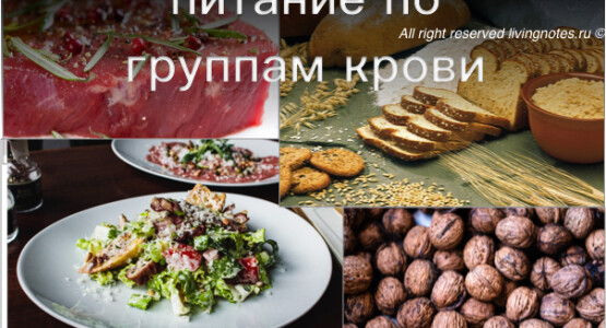 Диета по группе крови